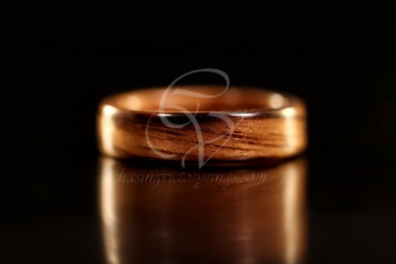 Black Limba Bentwood Wooden Ring