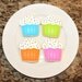 Bright Cupcake Cookies