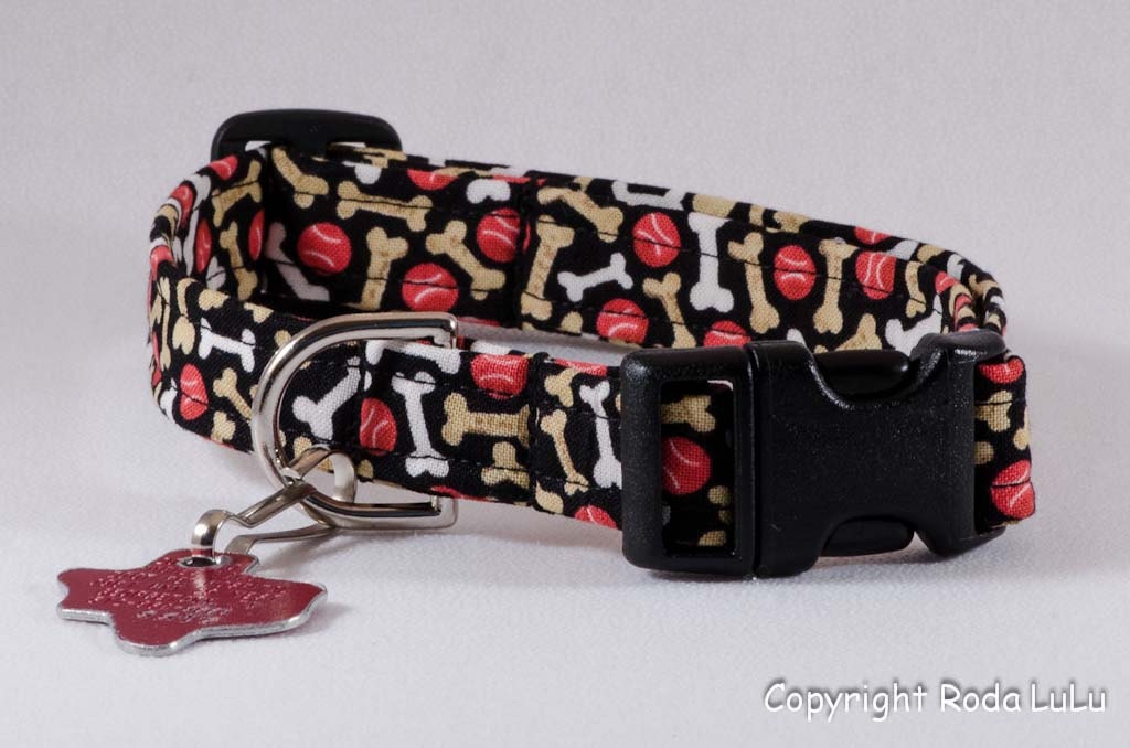 Bones and Balls - Dog Collar - Adjustable