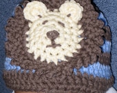 Lion Hat Beanie, Boys and Girls, All sizes, Adorable photo op