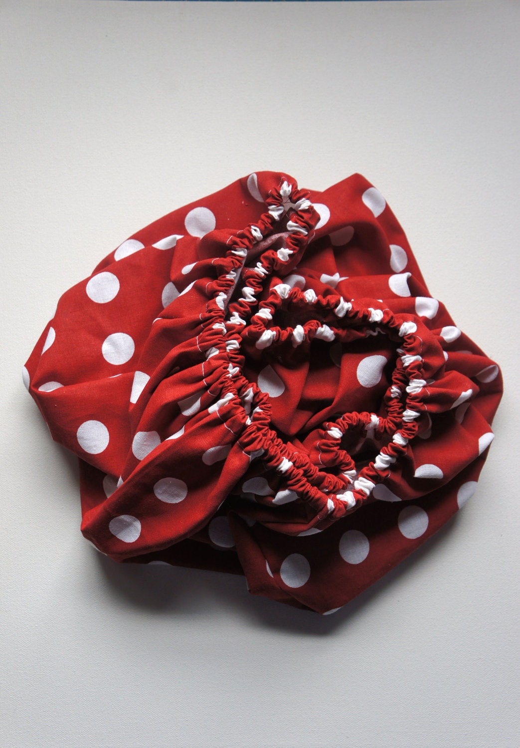 Changing Pad Cover - Red and White Polka Dot