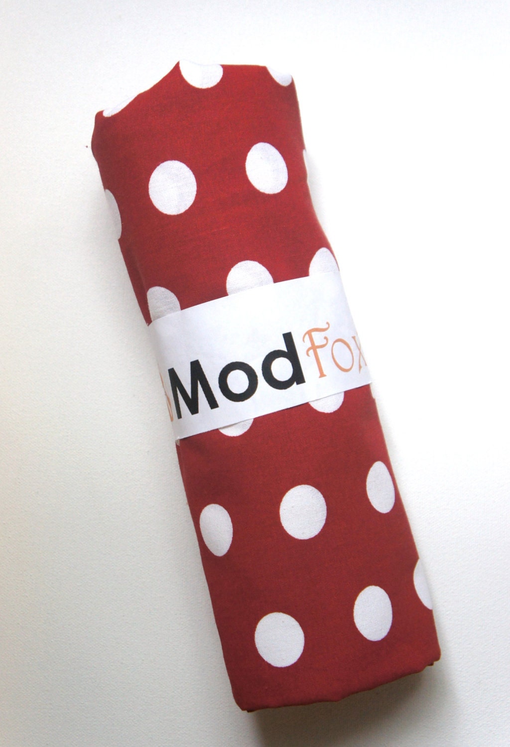 Changing Pad Cover - Red and White Polka Dot