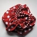 Changing Pad Cover - Red and White Polka Dot