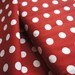 Changing Pad Cover - Red and White Polka Dot