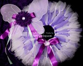 fairy tutu set  2 PC Whimsical Wisteria Fairy Petti Tutu