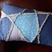 Pillow Sham "Blue Snowflakes" On Sale