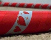 Collapsible Hula Hoop 'I Heart Hula' - Custom Made - Any Color and Size