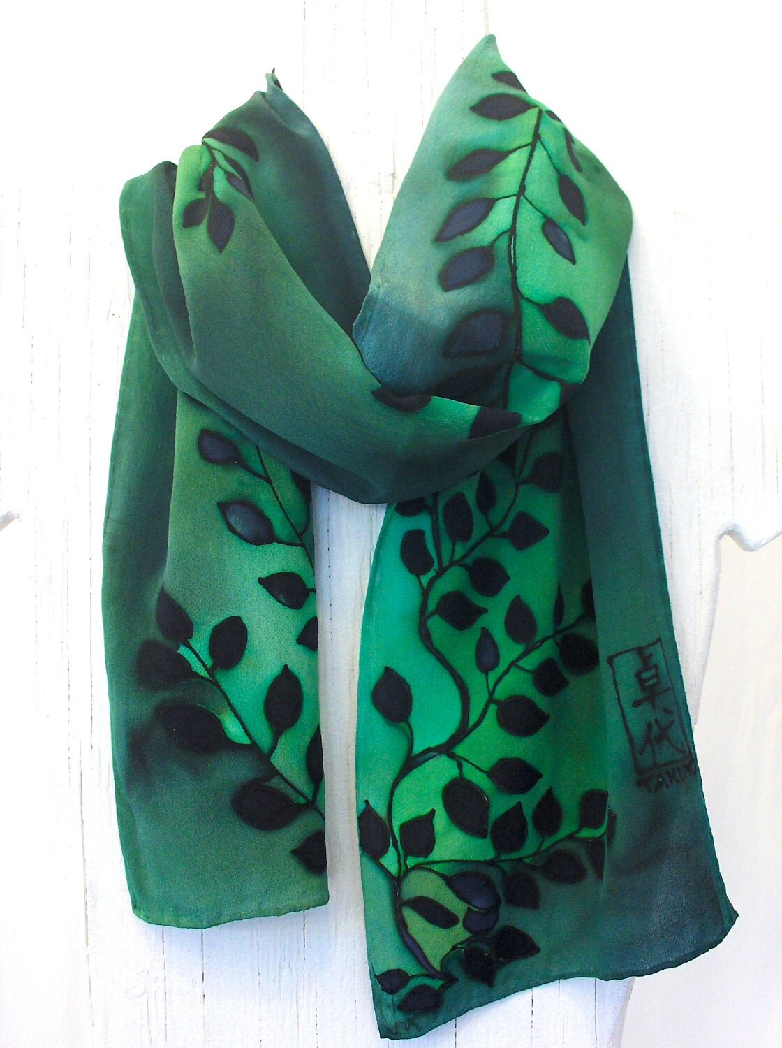 green scarves