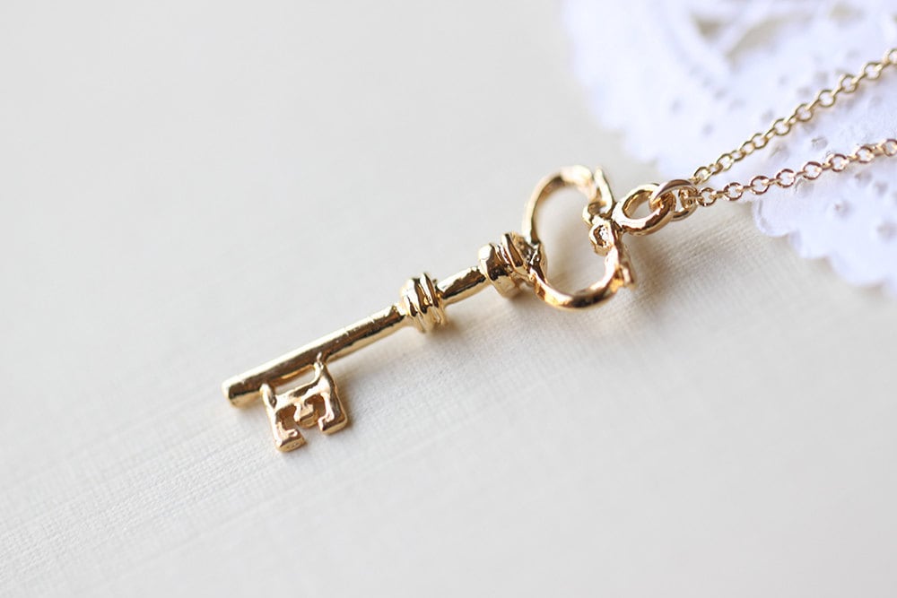 Gold Key Pendant