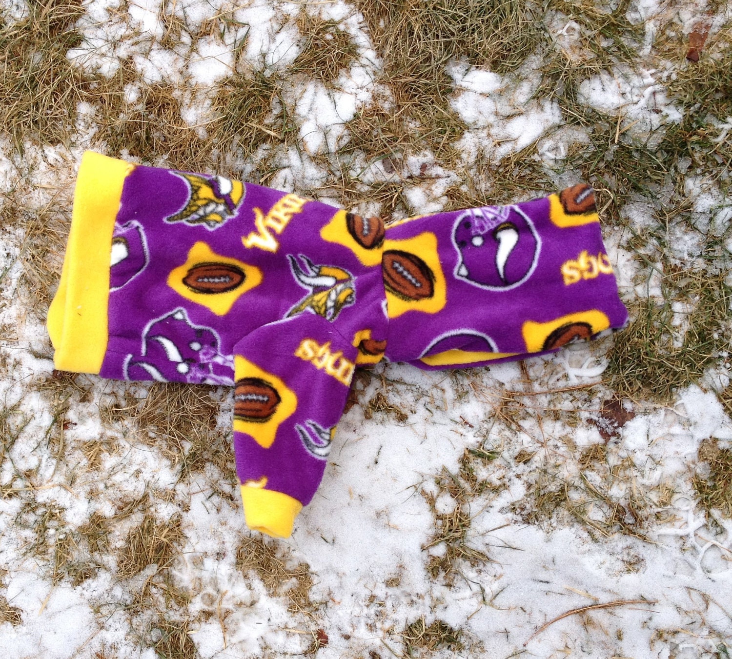 Medium Ready to Ship Minnesota Vikings NFL Dog Hoodie FREE SHIPPING