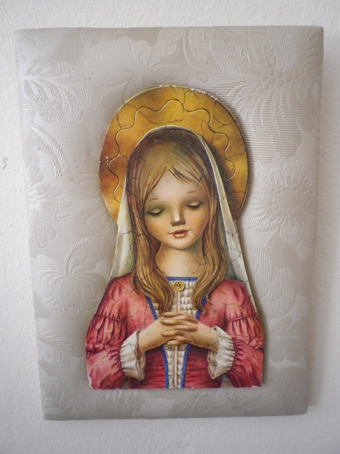 Religious Art Print Spanish Vintage Catholic Framed Picture