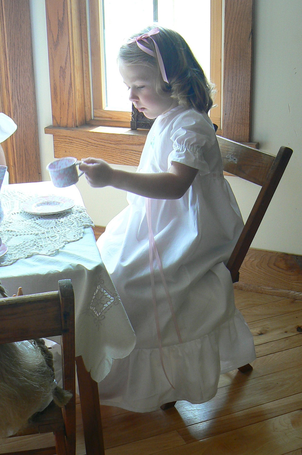 Blue birds Heirloom Girls Nightgown size 2 to girls size 6