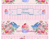 Marie Antoinette Let Them Eat Cake Water Bottle Labels Digital Download Il_170x135