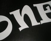 First Birthday - Photo Prop - Accessory - O N E - One - hand painted - custom - choose colors