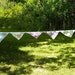 Vintage Hankies Bunting Banner Pink Floral Hanky Garland 12 Feet Long