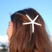 Thin Finger Starfish barrette or broach by IndianSummerGirls