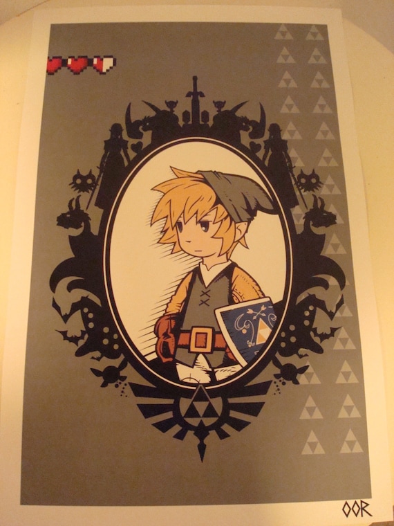 Zelda poster print