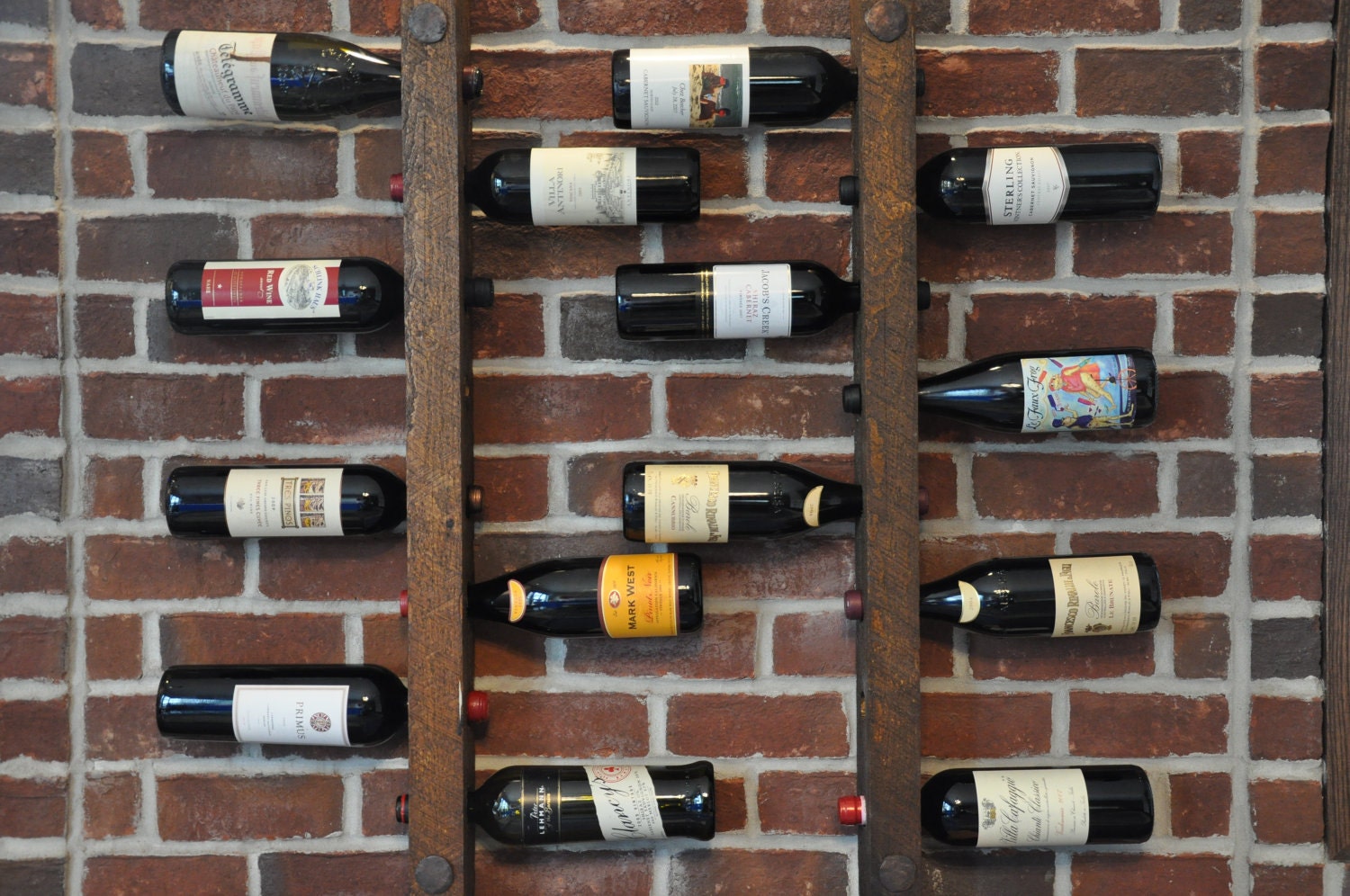 8 Bottle Tuscan Wine Racks, Set of 2