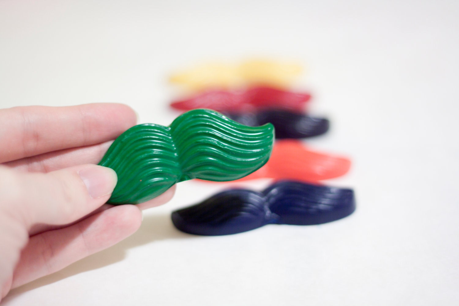 Mustache Crayons