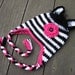 Zebra Crochet Hat Pattern PDF - fun to make for gifts - complete instructions for beanie, earflap, braids, ties