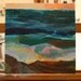 Oceanscape, Original Mixed Media Painting, 12 x 12 inches