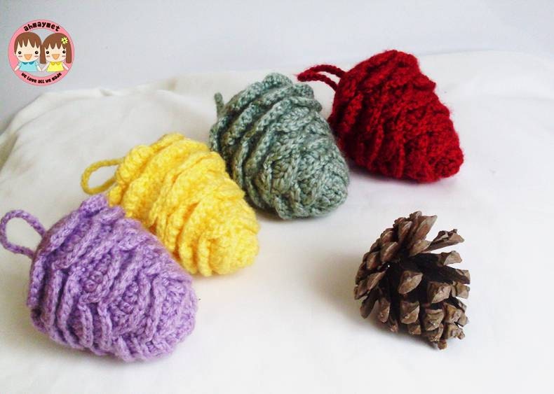 Ready to ship : Colorful Pine Cone for Decoration (FREE SHIPPING)