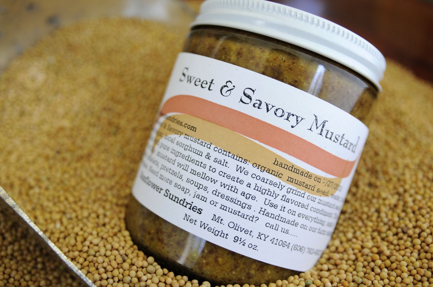 Sweet & Savory Coarse Grain Raw Mustard