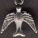 TWO Silver Plated Charms. SWALLOW. Swallows. Swifts.  Bird. Birds. FREE Gift with Order.