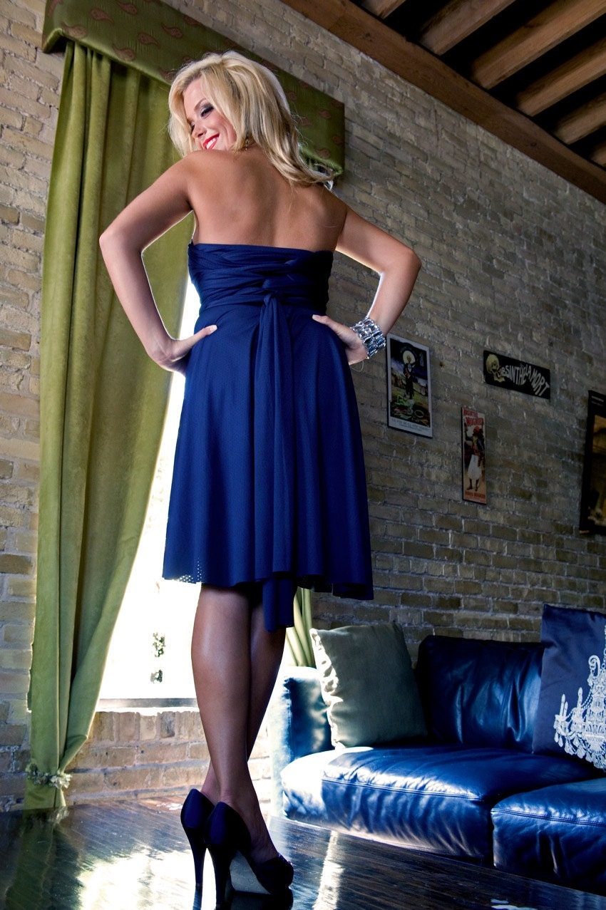 Dream Bridesmaids Dresses- full, fabulous, flowing "Infinity" wrap dresses available in hundreds of colors