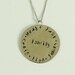 Personalized Jewelry - Hand Stamped Jewelry - Custom Necklace - Family Charm - Mothers Day Gift