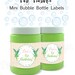 Pixie Dust Fairy Party - Personalized Mini Bubble Bottle Labels - DIY Party Printables - Digital Download and Print