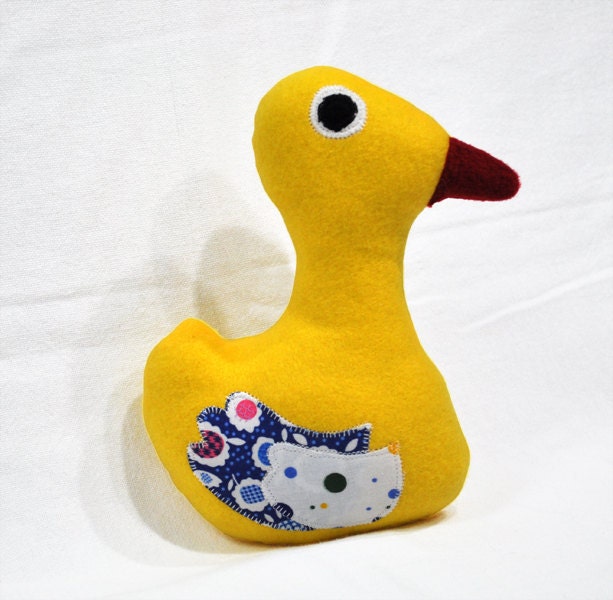 Duck Plush - Soft Yellow Fleece
