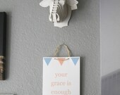 Nursery Scripture Art - Your Grace