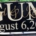 Couple First and Last Name Plus Wedding Date Sign 7.5x19" In Your Choice of Color, Perfect for A Wedding, Bridal Shower, Anniversary