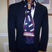 Vintage PATRIOTIC USA Presidents Scarf by Millicent - President's Names - Red White & Blue - 4th of July