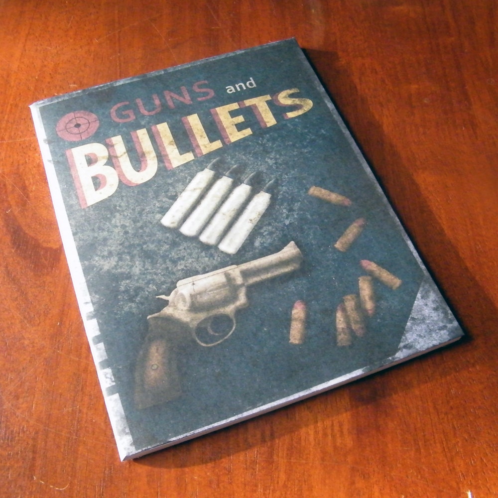 Guns and Bullets A5 Notebook