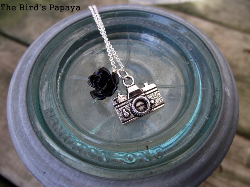 THE CHARMED NECKLACE - Photographer (you choose add-on rosette color)