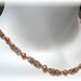 Chainmaille Necklace-Bronze Wire-Freshwater Pearls by ChicArtistique-on Etsy