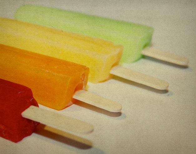 popsicle print, beach art, summer photography, carnival, popsicle print, nursery art - Pops I, 11x14 photograph - SeptemberWren