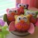 Mini Felt Plush Owls - Owl Ornament - Party or Baby Shower Favors - Colors and Quantity of your Choice