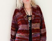 VINTAGE South Western Embroider Oversized Jacket