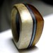 Antler and Wood Ring - Moose Antler and Ironwood Square Top Ring