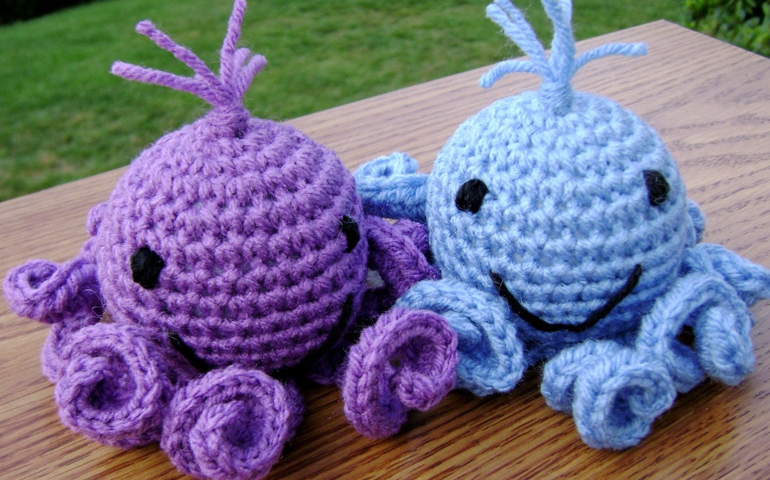 Rainbow Amigurumi Octopi - Stuffed Crocheted Toy