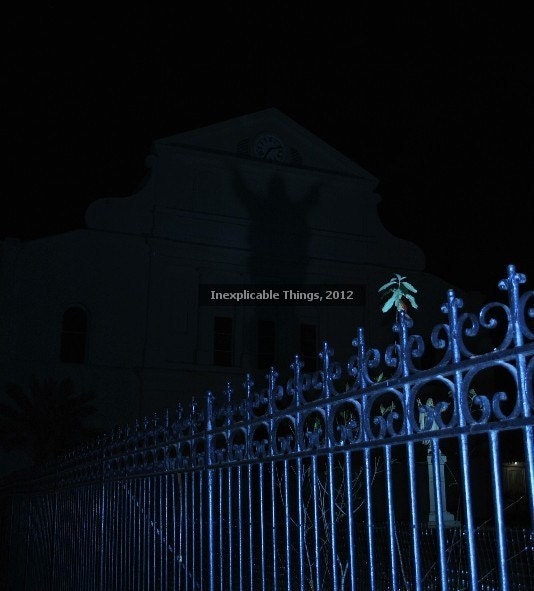St Louis Cathedral Shadows - Evening Print 4 x 6 Cathdral Cabildo New Orleans Louisiana Digital Photography  Dead