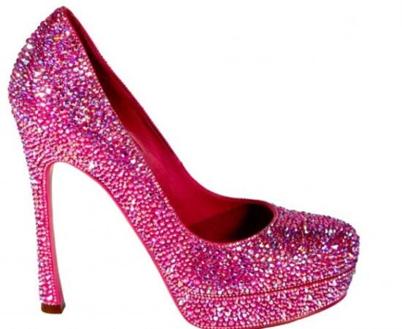 Handmade Genuine Swarovski Crystal Shoes