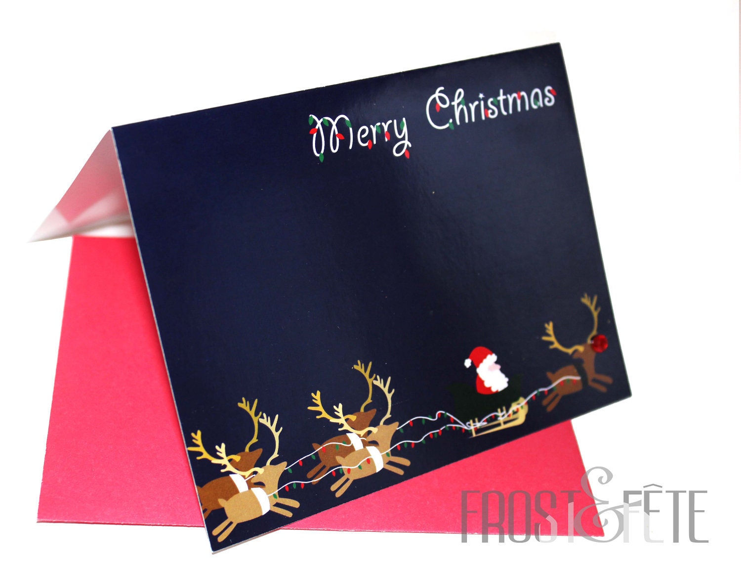 Rudolph the Red-Nosed Reindeer Christmas cards, set of 5
