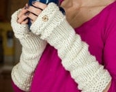 PDF PATTERN FILE Ultra Long, Convertable, Fingerless Mitts