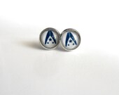 Alliance Mass Effect Stud Earrings Gamer