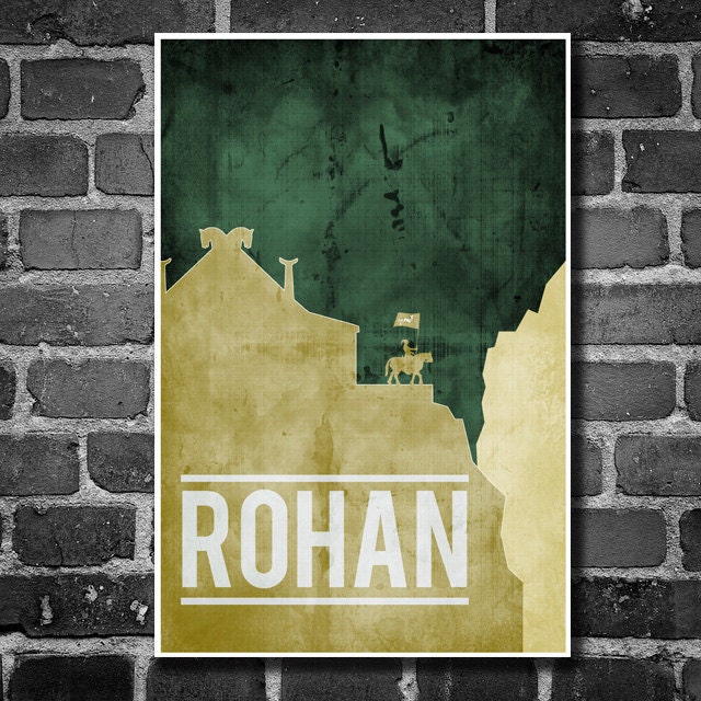 Lord of the Rings movie poster movie art film print LOTR art poster print 16x24 Rohan