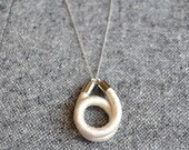 PIROUETTE rope necklace // cream